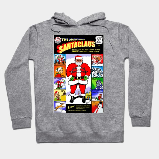 Santa Claus Comic Cover Hoodie by RickLucey